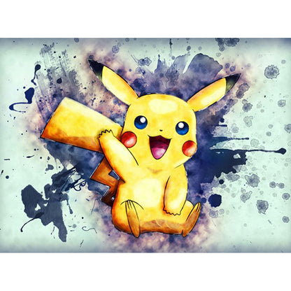 Pikachu - Full Square Drill Diamond Painting 40*30CM