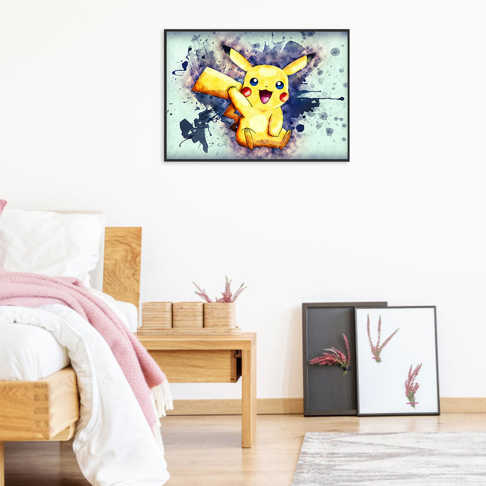 Pikachu - Full Square Drill Diamond Painting 40*30CM