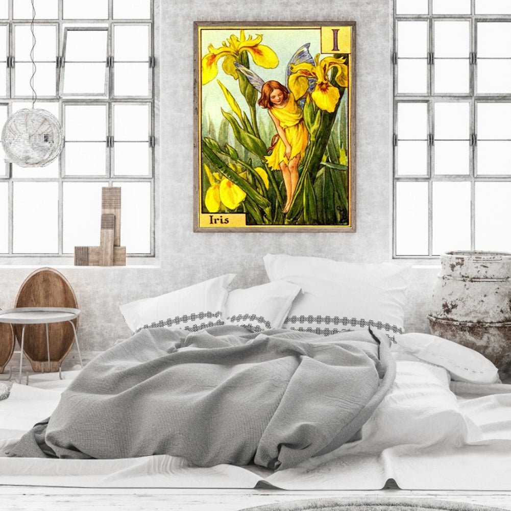 Fairy Tail Flower - Full Round Drill Diamond Painting 40*50CM