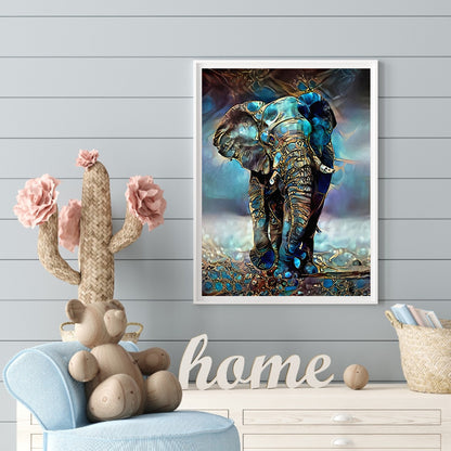 Elephant - Full Round Drill Diamond Painting 50*60CM