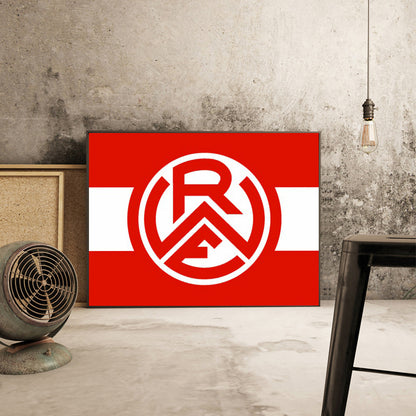 Red And White Essen Football Team Logo - Full Round Drill Diamond Painting 40*30CM