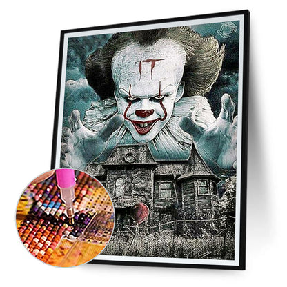 Clown - Full Round Drill Diamond Painting 40*50CM