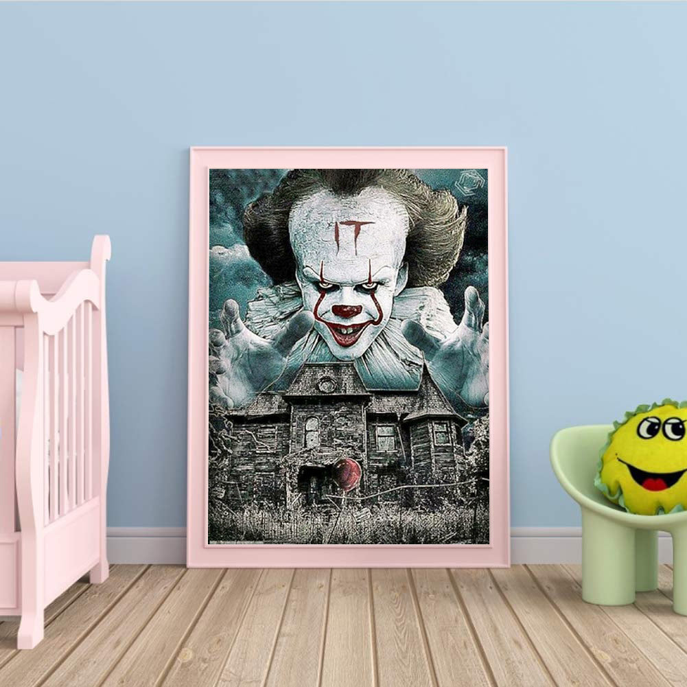Clown - Full Round Drill Diamond Painting 40*50CM