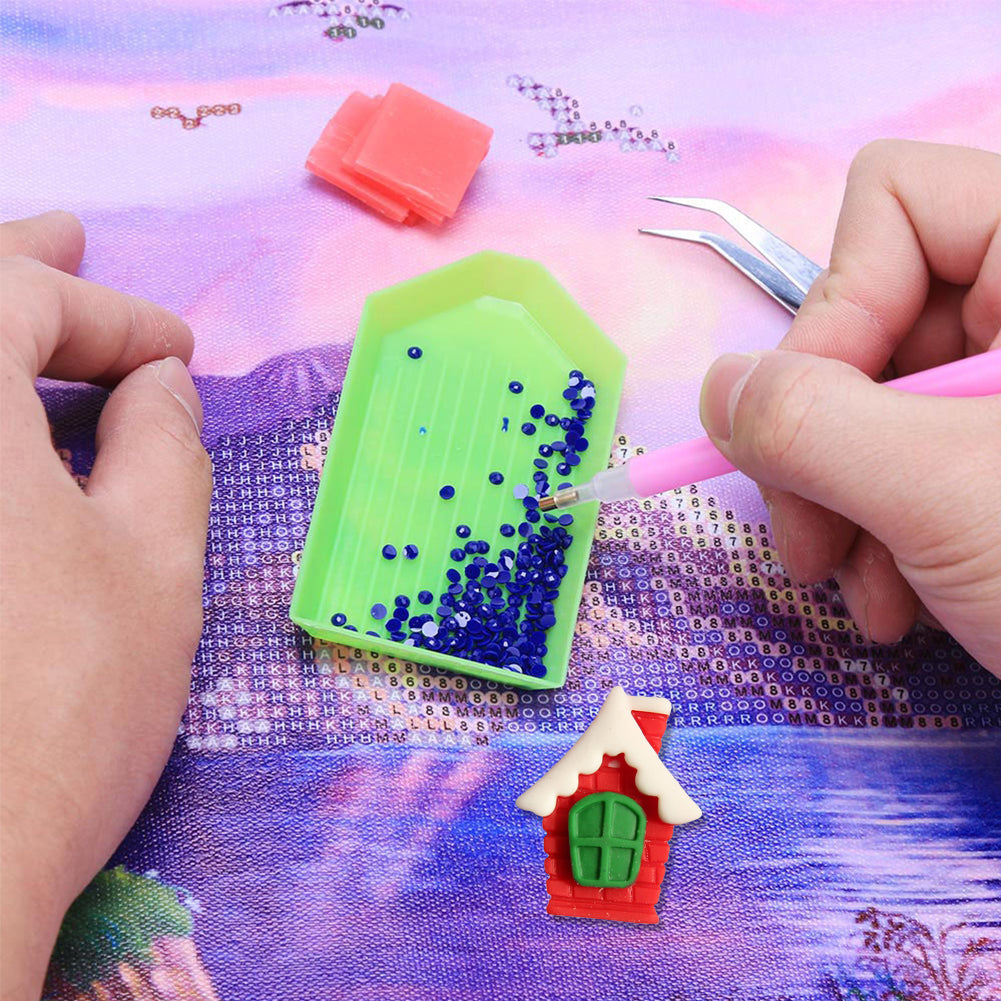 Christmas Cross Stitch Locator Multifunctional Plastic for Art Craft Accessories