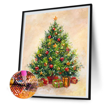 Christmas Tree - Full Square Drill Diamond Painting 30*40CM