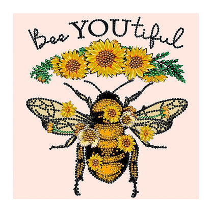 Bee - Special Shaped Drill Diamond Painting 30*30CM