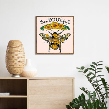 Bee - Special Shaped Drill Diamond Painting 30*30CM