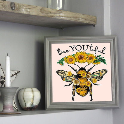 Bee - Special Shaped Drill Diamond Painting 30*30CM