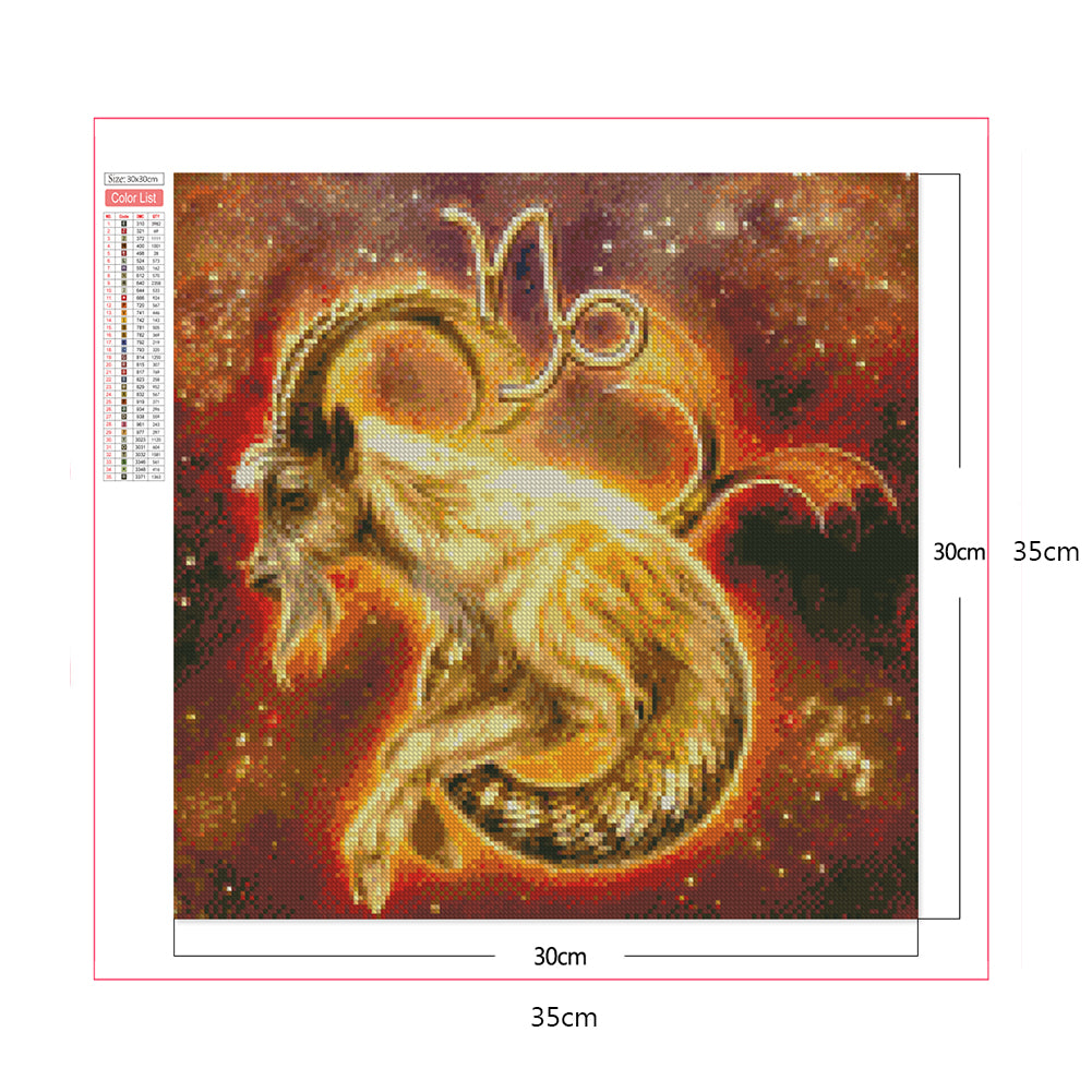 Capricornus - Full Square Drill Diamond Painting 30*30CM