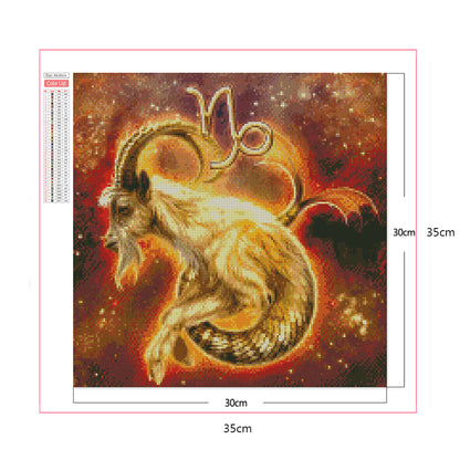 Capricornus - Full Square Drill Diamond Painting 30*30CM