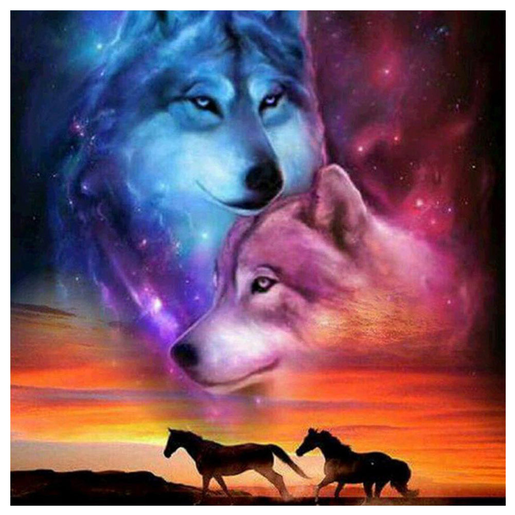 Wolf - Full Square Drill Diamond Painting 30*30CM