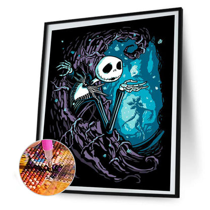 Skull Jack - Full Round Drill Diamond Painting 30*40CM