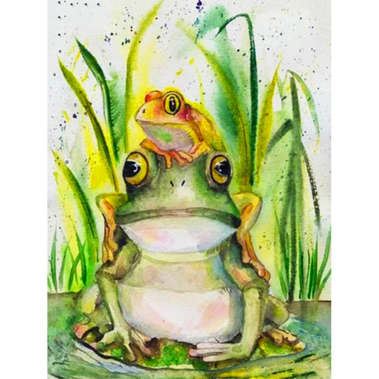 Frog - Full Round Drill Diamond Painting 30*40CM