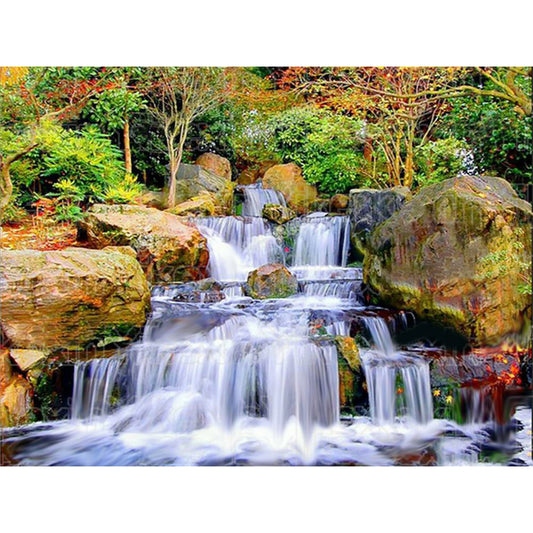 Fall - Full Round Drill Diamond Painting 50*40CM