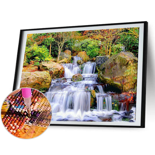 Fall - Full Round Drill Diamond Painting 50*40CM