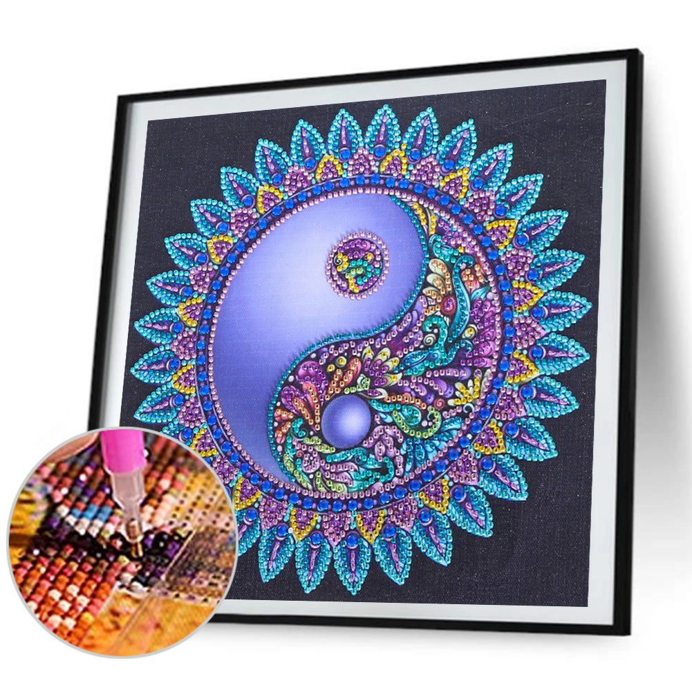 Mandala - Full Square Drill Diamond Painting 30*30CM