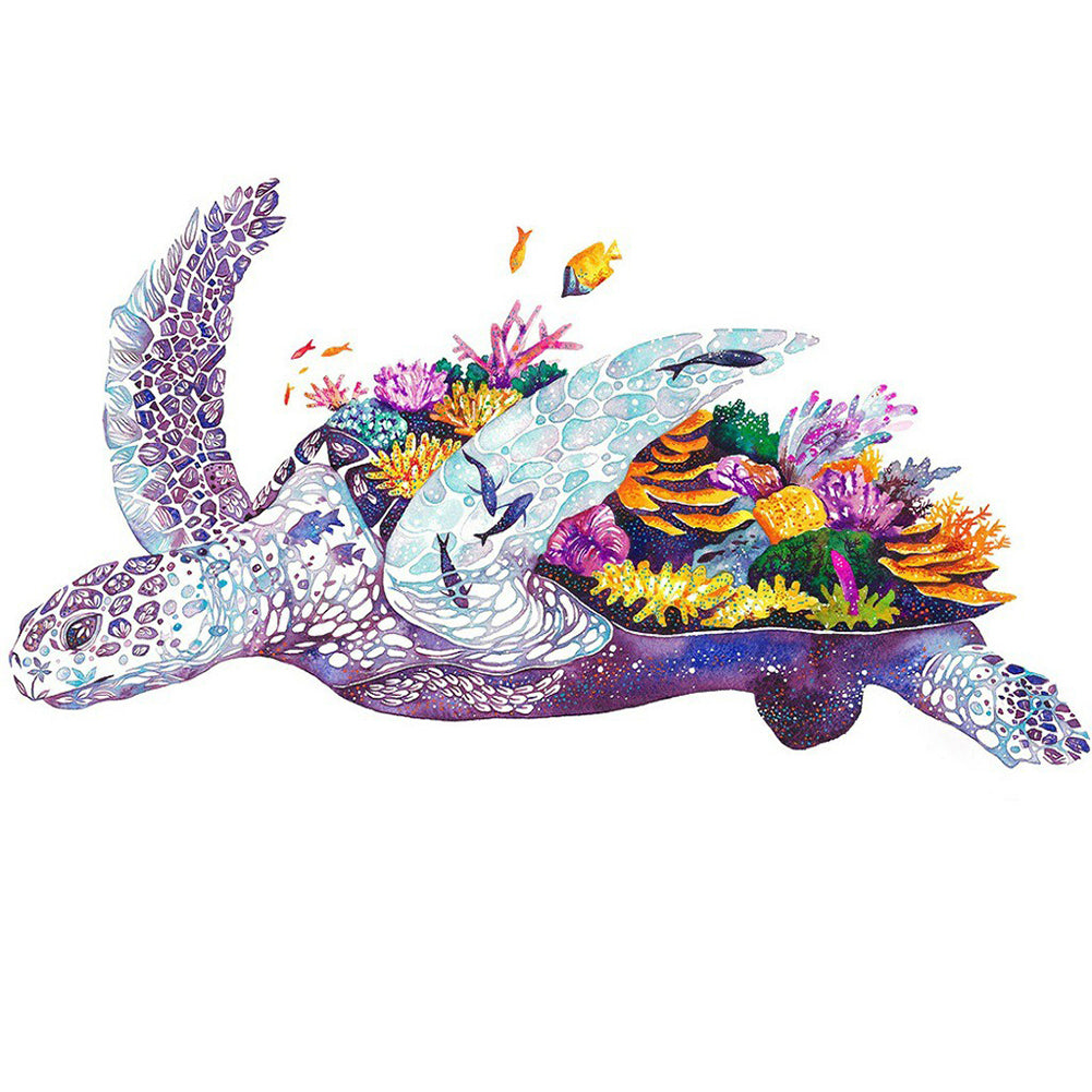 Art Turtle - Full Round Drill Diamond Painting 60*50CM