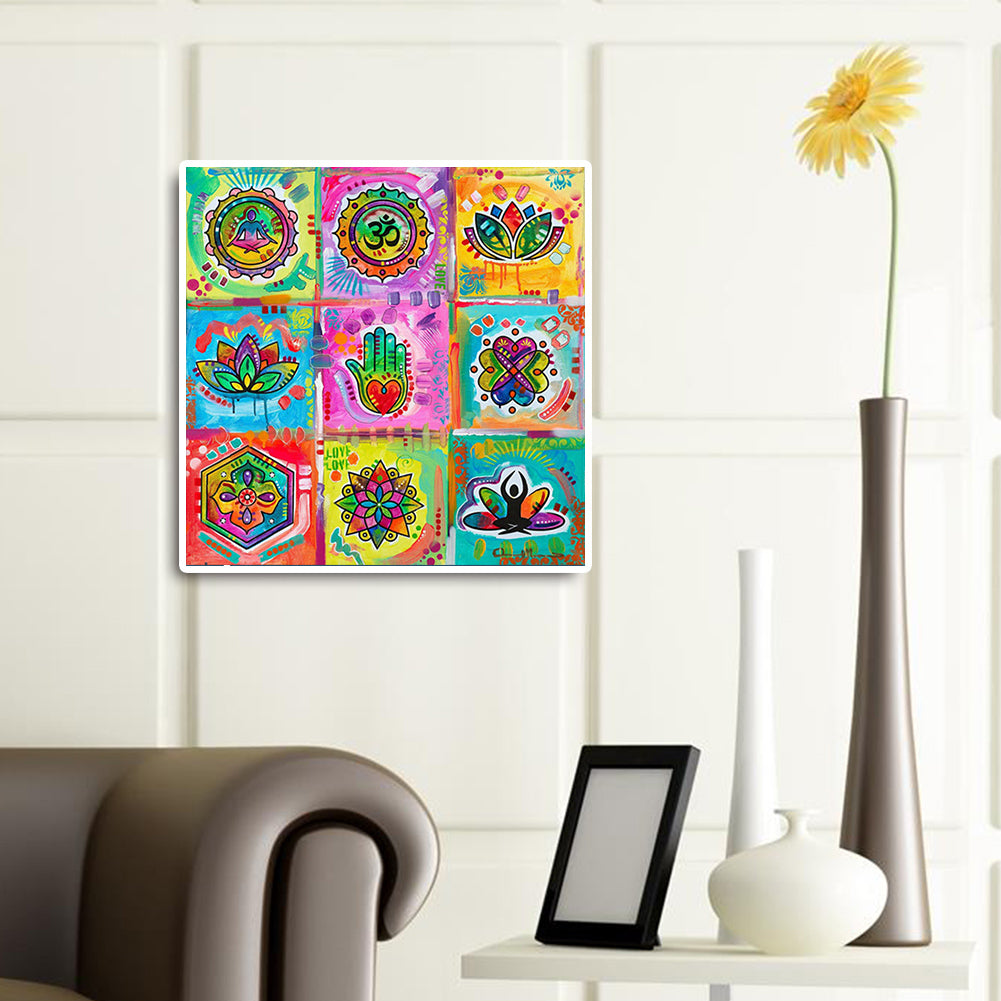 Meditation Puzzle - Full Square Drill Diamond Painting 40*40CM