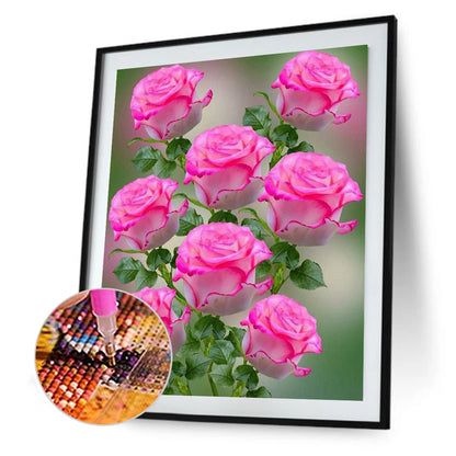 Rose - Full Round Drill Diamond Painting 50*60CM