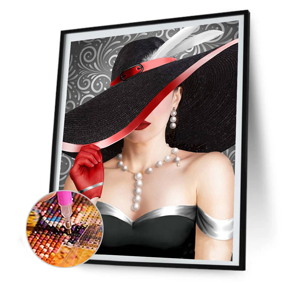 Modern Girl - Full Square Drill Diamond Painting 40*50CM
