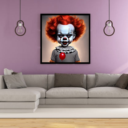 Clown - Full Square Drill Diamond Painting 30*30CM