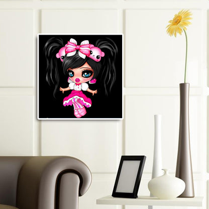 Big Eye Doll - Full Round Drill Diamond Painting 30*30CM