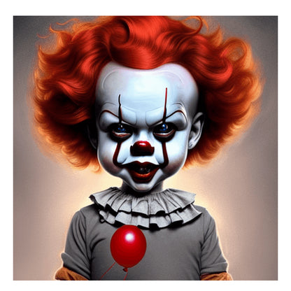 Clown - Full Round Drill Diamond Painting 30*30CM