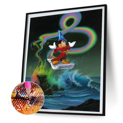 Mickey Mouse - Full Round Drill Diamond Painting 30*40CM