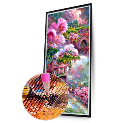 Flower Manor - Full Round Drill Diamond Painting 50*85CM