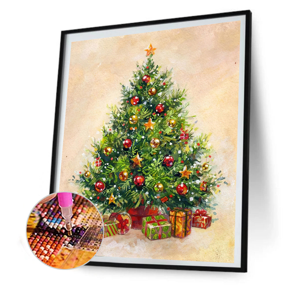 Christmas Tree With Bells - Full Square Drill Diamond Painting 40*50CM