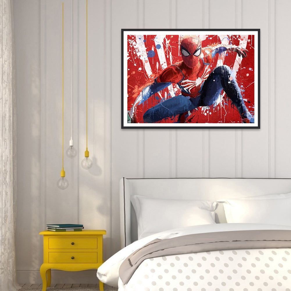 Spiderman - Full Square Drill Diamond Painting 60*50CM