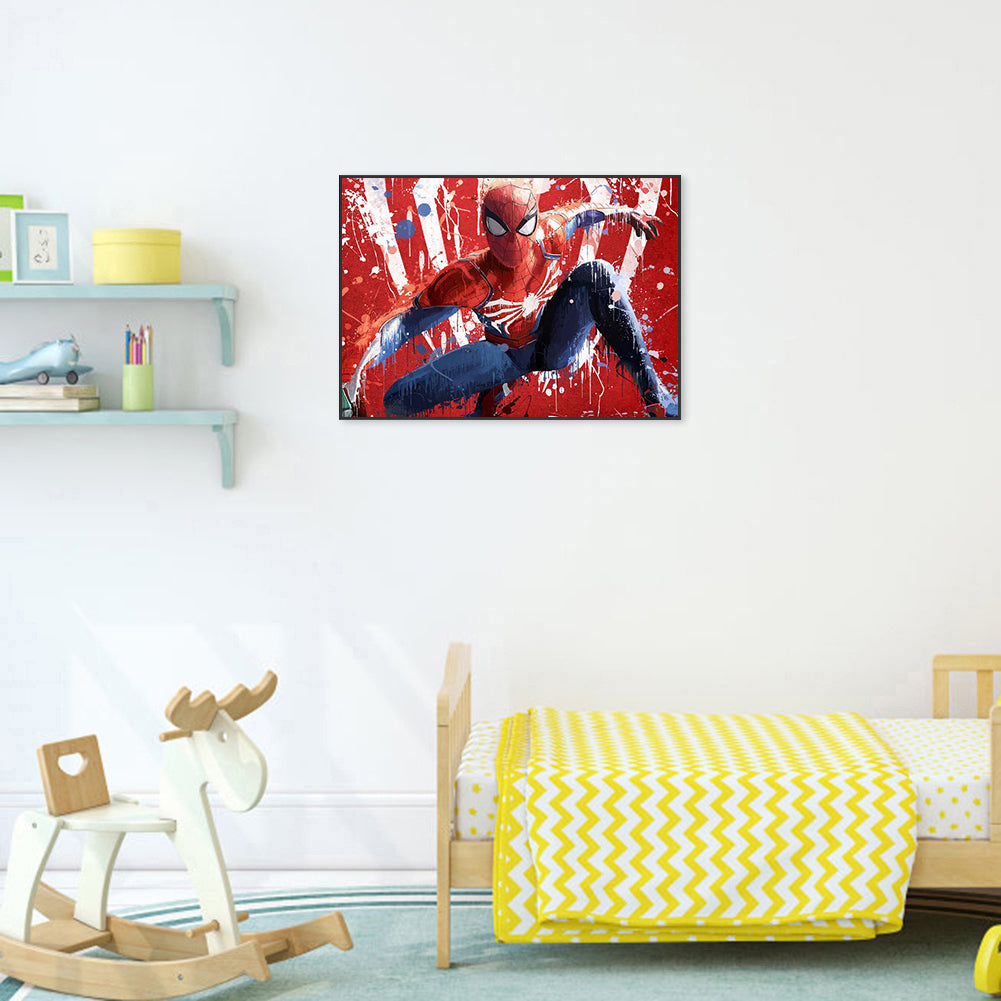 Spiderman - Full Square Drill Diamond Painting 60*50CM