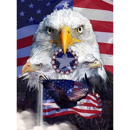 American Eagle - Full Round Drill Diamond Painting 30*40CM