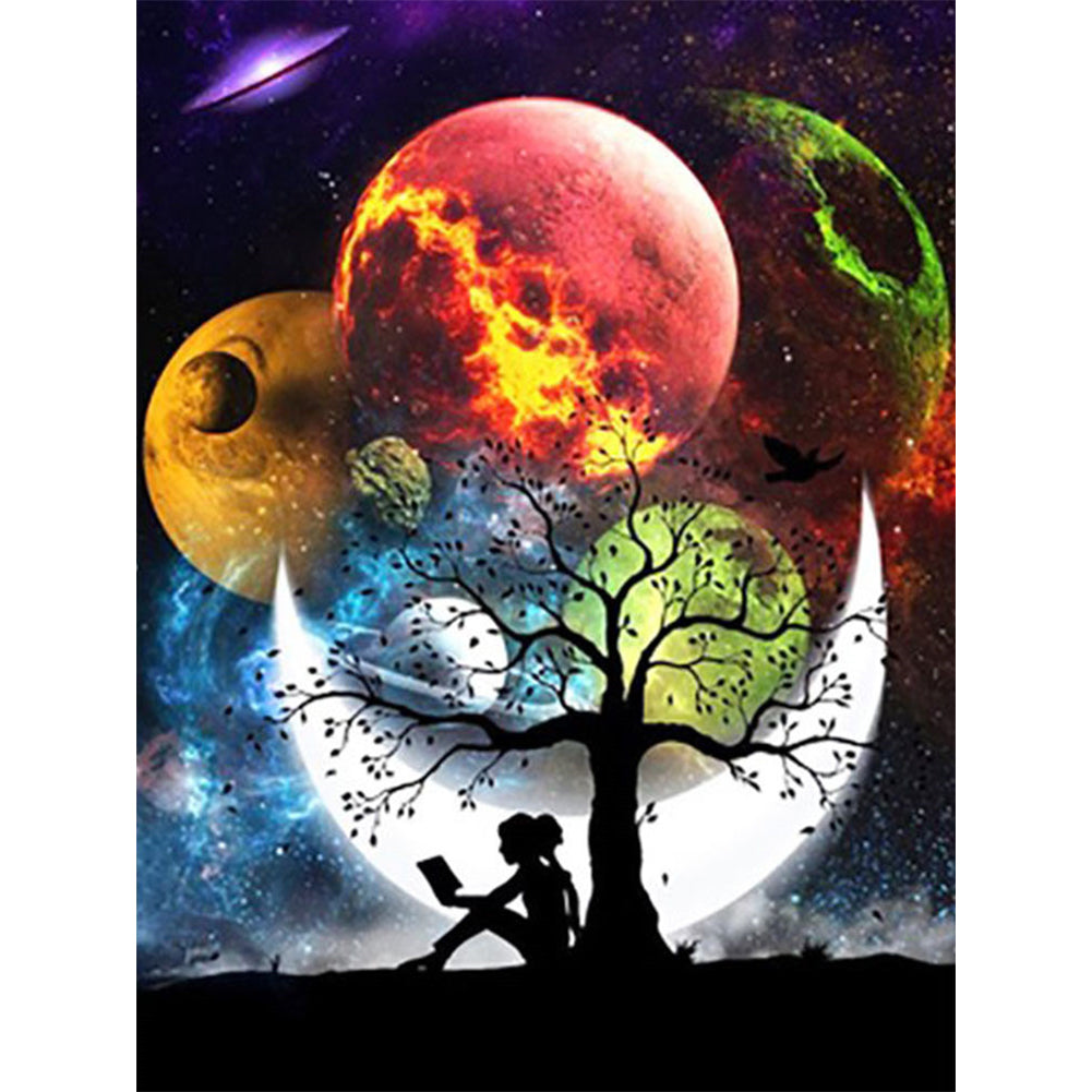 Romantic Night - Full Square Drill Diamond Painting 30*40CM