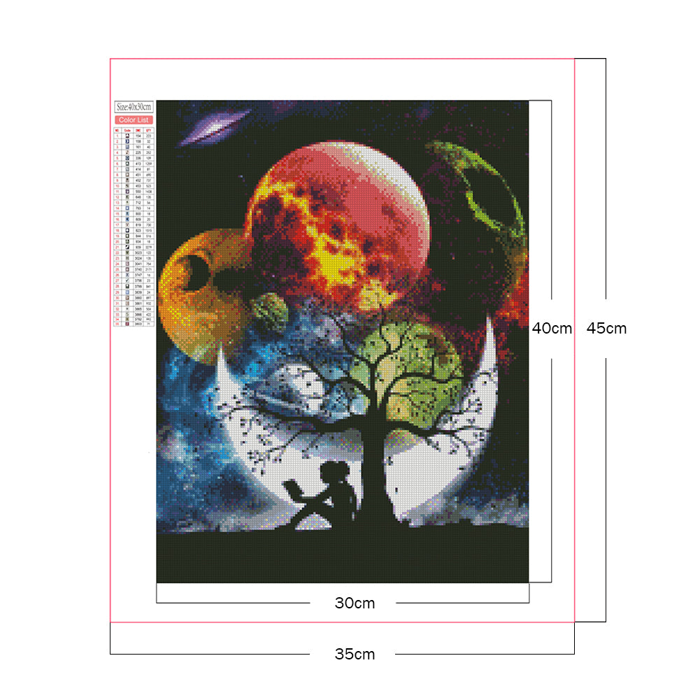 Romantic Night - Full Square Drill Diamond Painting 30*40CM