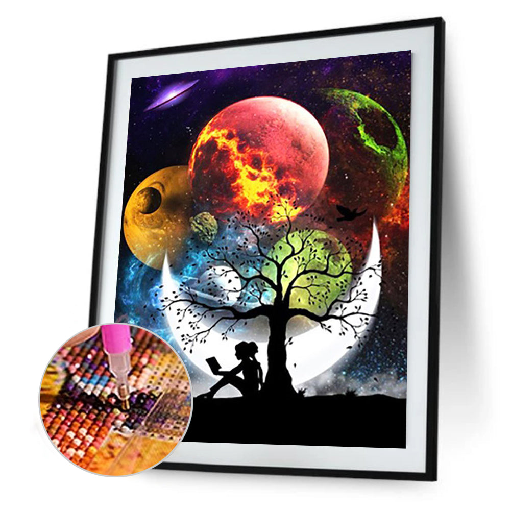 Romantic Night - Full Square Drill Diamond Painting 30*40CM