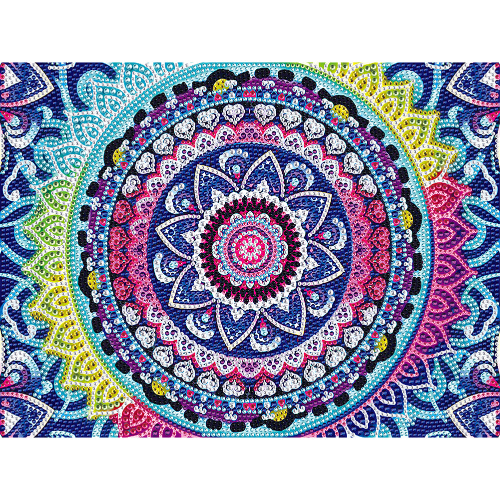 Mandala Pattern - Crystal Drill Diamond painting 40*30CM