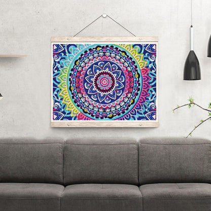 Mandala Pattern - Crystal Drill Diamond painting 40*30CM