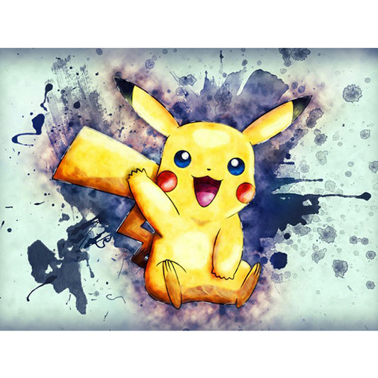 Pikachu - Full Round Drill Diamond Painting 50*40CM