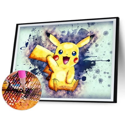 Pikachu - Full Round Drill Diamond Painting 50*40CM