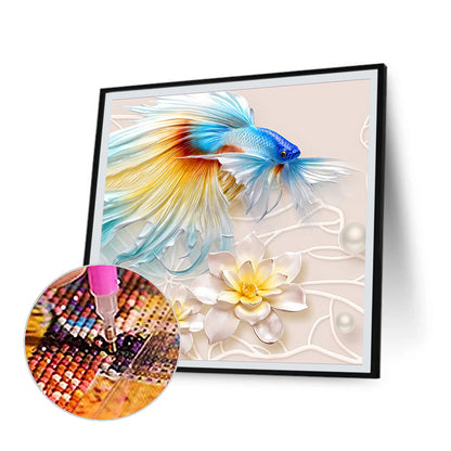 Koi - Full Round Drill Diamond Painting 40*40CM