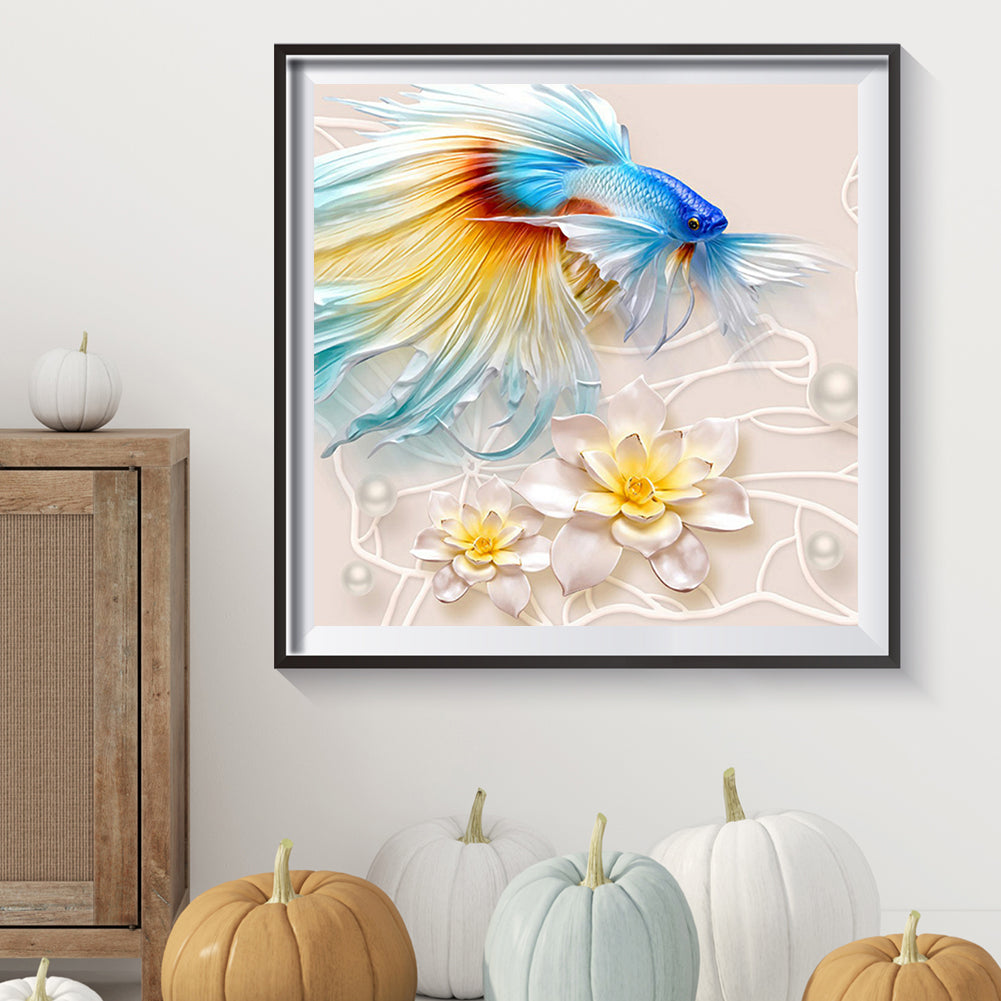 Koi - Full Round Drill Diamond Painting 40*40CM
