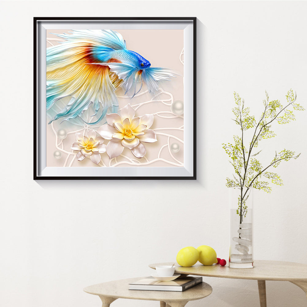 Koi - Full Round Drill Diamond Painting 40*40CM