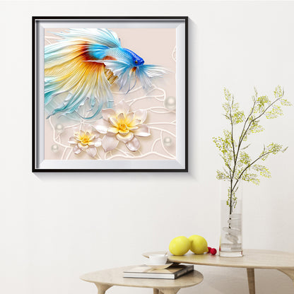 Koi - Full Round Drill Diamond Painting 40*40CM