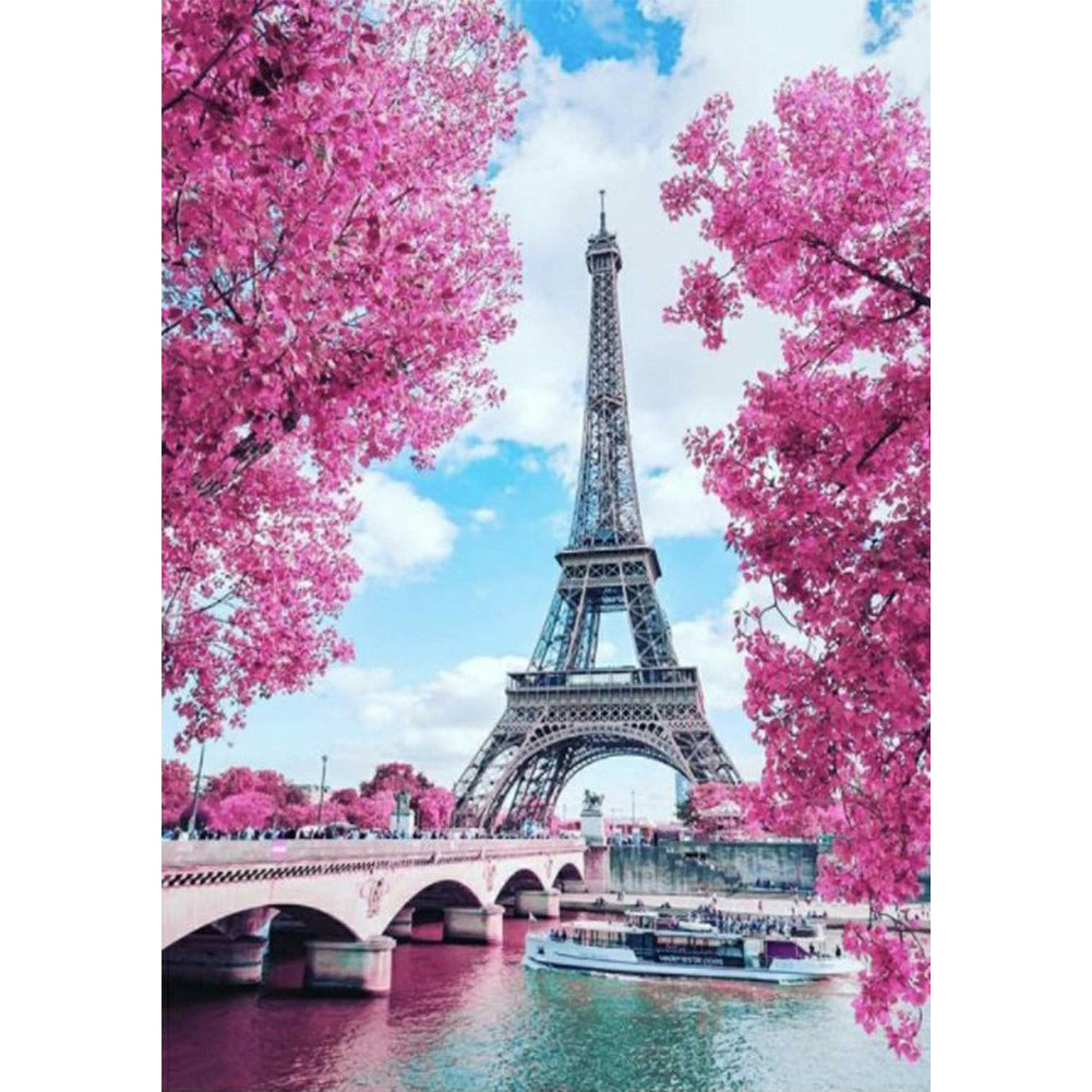Eiffel Tower - Full Square Drill Diamond Painting 30*40CM