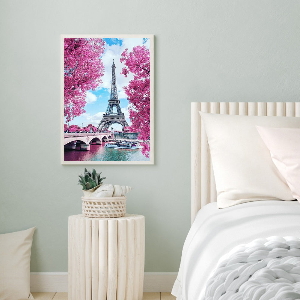 Eiffel Tower - Full Square Drill Diamond Painting 30*40CM