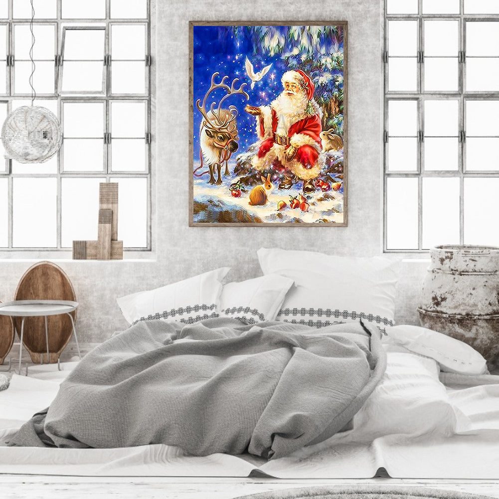 Santa Claus - Full Square Drill Diamond Painting 30*40CM