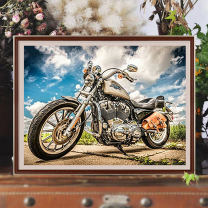 Motorcycle - Full Square Drill Diamond Painting 40*30CM