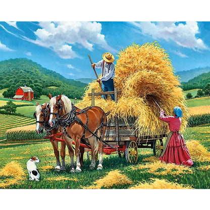 Farm Harvest - Full Round Drill Diamond Painting 50*40CM