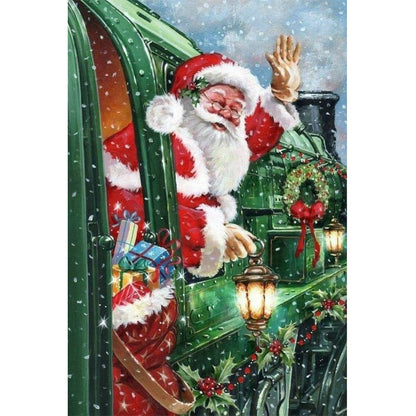 Santa Claus - Full Round Drill Diamond Painting 35*50CM